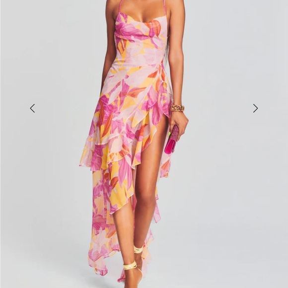 Retrofete Fatima 100% silk Dress - Picture 5 of 7